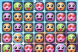 다양한 감정을 표현하는 이모지가 격자 모양으로 배열되어 있는 이미지