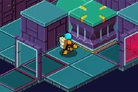 조용한 미로 같은 우주 정거장에 도착했습니다