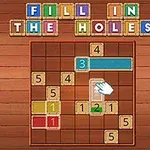 나무 배경 위에 다양한 색상의 숫자 블록이 배치된 퍼즐 이미지