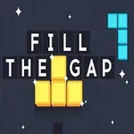 배경에 블록 형태와 흰색 글자로 FILL THE GAP라고 적힌 이미지