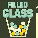 FIlled Glass라는 글자 아래 다양한 색깔의 공들이 유리잔 안에 채워져 있는 이미지