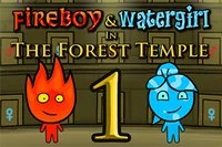 퍼즐 플랫폼 게임 - 게임 Fireboy & Watergirl in The Forest Temple을 소개합니다.