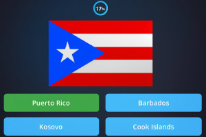 네 개의 국가 국기가 회색 배경 위에 나란히 배열되어 있는 이미지