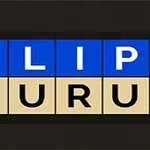 파란색과 베이지색 타일에 FLIP ZURU라고 적힌 이미지