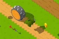 개구리가 장애물을 피하고 강 건너편에 도착하게 도와주세요!