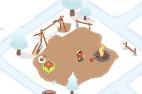 완전히 얼어붙은 세계에서 도전적 모험 게임으로 생존하고 성장하세요