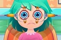 아이들의 감염된 눈을 도와주세요