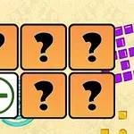 오렌지색 물음표가 그려진 상자들과 초록색 더하기 기호가 있는 상자가 배치된 이미지