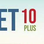 파란색 GET, 빨간색 10, 초록색 PLUS 글자가 있는 로고 이미지