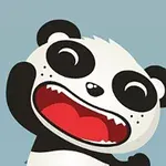 This cute Panda goes on and on!