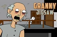 신나는 할머니 테마의 온라인 게임에서 직소 퍼즐을 맞춰보세요