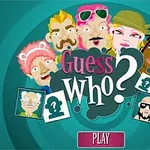 다양한 인물 일러스트와 Guess Who?