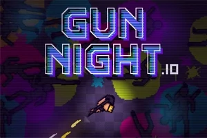 네온 글자로 GUN NIGHT 