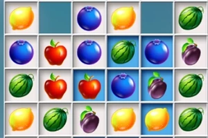 여러 가지 과일 아이콘들이 격자 형태로 배열되어 있는 이미지