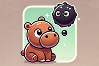 귀여운 피그미 하마를 도와주세요!