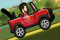 Hill Climbing은 빨간색 지프를 조종하는 레이싱 온라인 게임입니다