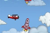 로켓을 하늘로 쏘세요!