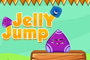 Jump as high as you can in the game Jelly Jump and don't fall down