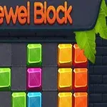 다채로운 색상의 보석 블록이 정렬된 이미지