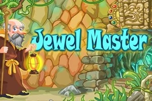 노인이 랜턴을 들고 있는 모습과 함께 Jewel Master라는 글자가 있는 판타지 스타일의 배경
