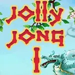 붉은 글씨로 jolly jong 1이 쓰여 있고 배경에 꽃과 푸른 용이 있는 이미지
