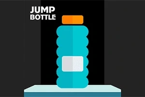 파란색 물병과 주황색 뚜껑이 있는 이미지