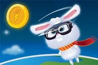 작은 토끼는 높이 뛰기를 좋아해요