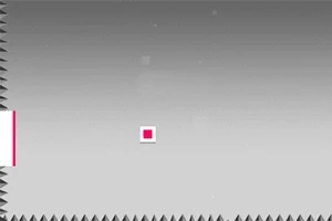 회색 배경에 빨간색 테두리의 작은 사각형과 하단 및 왼쪽에 검은색 삼각형들이 배열되어 있는 이미지