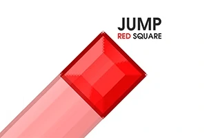 빨간색 정사각형 오브젝트와 Jump Red Square라는 텍스트