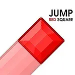 빨간색 정사각형 오브젝트와 Jump Red Square라는 텍스트