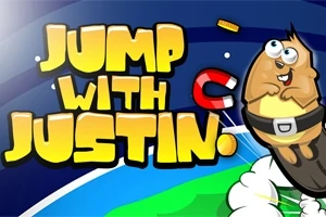 밝고 알록달록한 배경에 재미있는 표정의 비버가 로켓을 타고 있는 그림