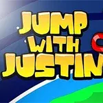 밝고 알록달록한 배경에 재미있는 표정의 비버가 로켓을 타고 있는 그림