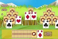 두 원숭이와 함께 재미있는 솔리테어 모험을 떠나 정글 속 숨겨진 성을 찾아보세요!