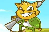 고양이 왕국을 침략하는 개들로부터 방어하세요!