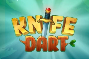 KNIFE DART라는 큰 글씨와 중앙에 칼 모양의 아이콘이 있는 이미지