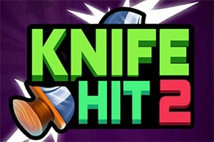 배경에 칼과 함께 큰 글자로 KNIFE HIT 2가 적힌 이미지