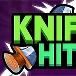 배경에 칼과 함께 큰 글자로 KNIFE HIT 2가 적힌 이미지