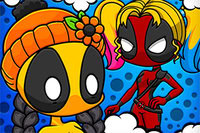 레이디 풀이 생생한 패션 모험으로 당신을 초대합니다