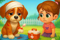 잃어버린 강아지를 구조하고 돌보세요!