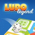 주사위와 다양한 색상의 조각들이 있는 보드 게임 이미지