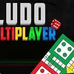 멀티플레이어 루도 보드와 주사위 이미지