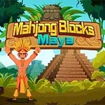 정글 배경에 마야 피라미드와 석상 두 개, 전통 복장을 입은 캐릭터가 중앙에 있는 장면