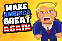 미국을 다시 위대하게는 재미있는 게임플레이의 연예인 레슬링 게임