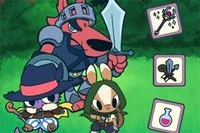 세 명의 용감한 영웅들과 함께하는 흥미진진한 매칭 카드 게임!