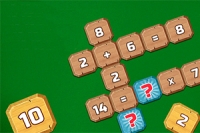 독창적인 퍼즐 게임입니다. 십자말풀이와 수학 방정식의 조합입니다.