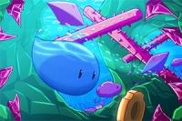 Mini Swim은 바다 속 보물을 모두 잡는 아케이드 게임