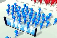 군중을 늘리세요!