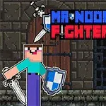 두 캐릭터가 검과 방패를 들고 있는 픽셀 아트 스타일 이미지