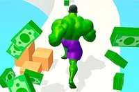 이 온라인 근육 게임에서 벽을 부수며 몸집을 키워보세요.