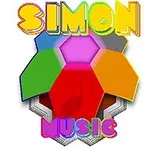 다양한 색상의 육각형 블록과 SIMON MUSIC이라는 텍스트가 있는 이미지